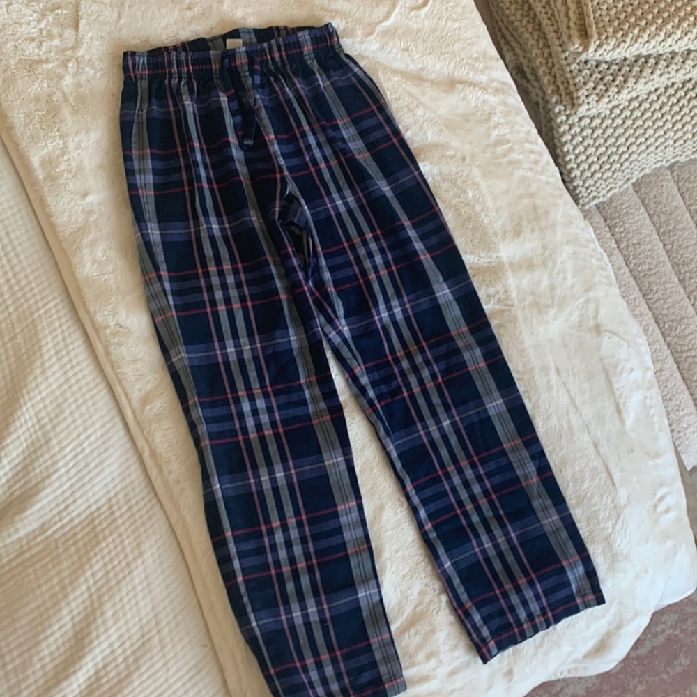 Gap kids plaid pj pants